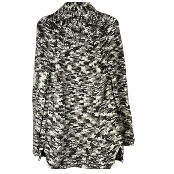 Cynthia Rowley open face chunky cozy knit cardigan w/pockets - Picture 2 of 9